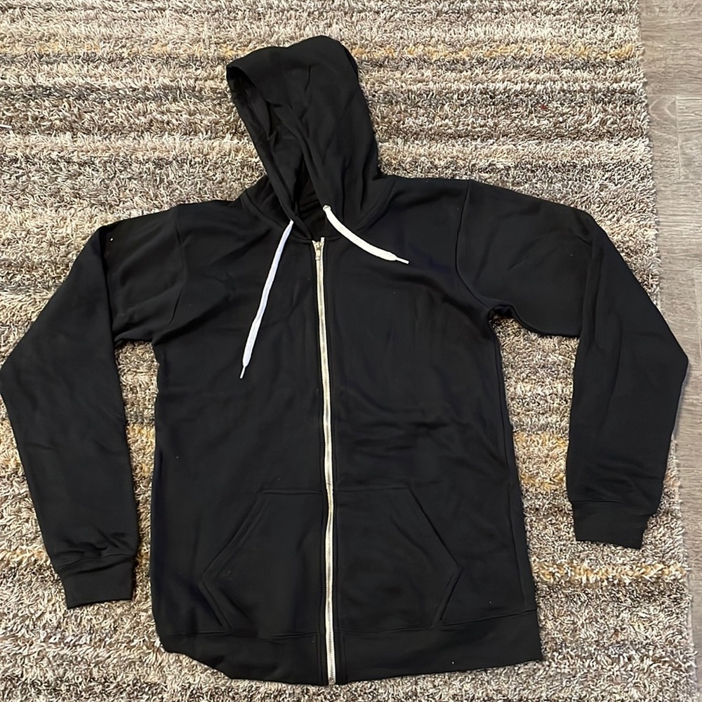 Unisex Full Zip Hooded Sweatshirt Size XS-2X *NEW*